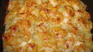 Мясом свинины с картошкой с по-французски