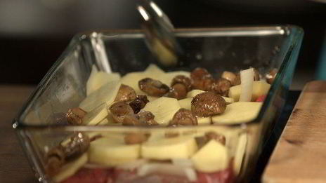 слим мясо по-французски