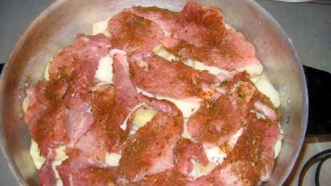 свинина по-французски