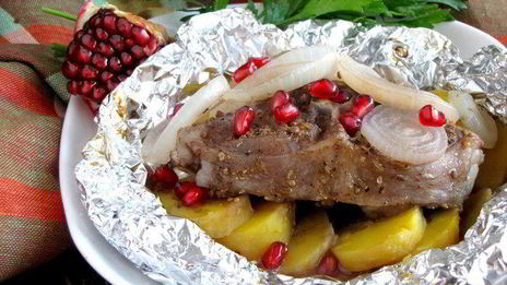 баранина в гранатовом соке