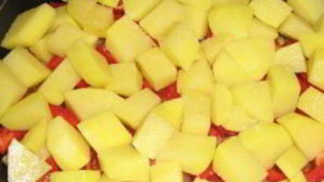 чанахи из баранины в кастрюле