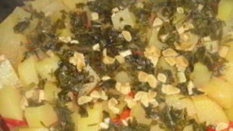 чанахи из баранины в кастрюле