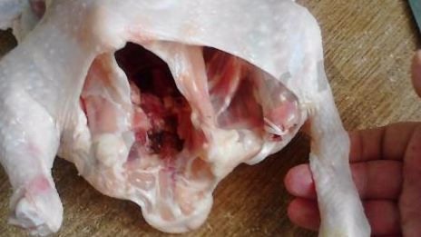 фаршированная курица в духовке