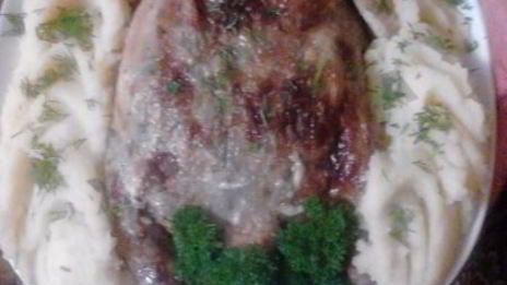 фаршированная курица в духовке