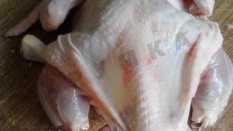 фаршированная курица в духовке