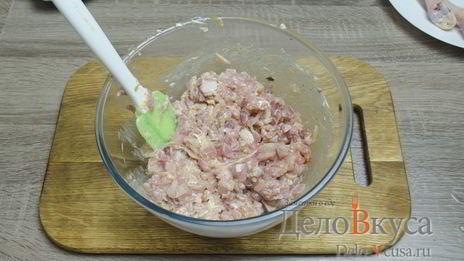 фаршированные куриные ножки грибами и сыром