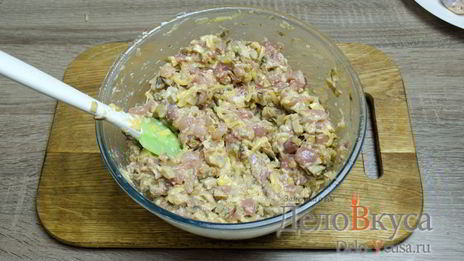 фаршированные куриные ножки грибами и сыром