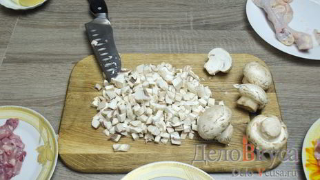 фаршированные куриные ножки грибами и сыром