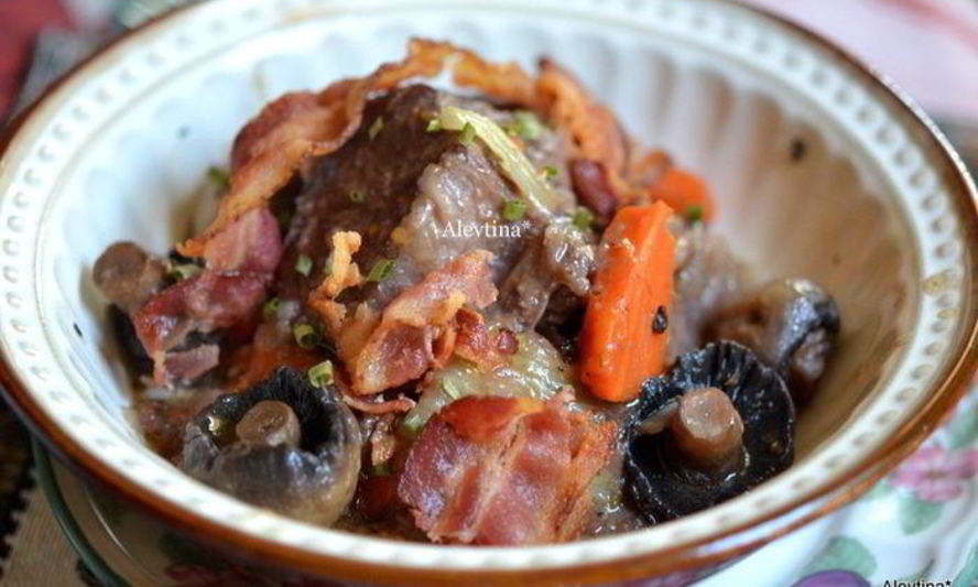 Рецепт говяжьих ребер по-бургундски