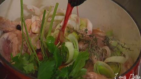 кролик в красном вине