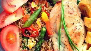 Куриная грудка с лимоном и чили