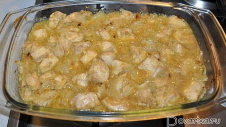 куриное филе с кетчупом и колой