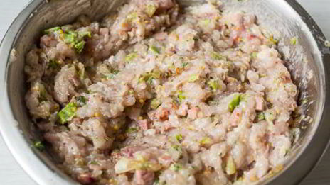 куриный террин со свиной вырезкой