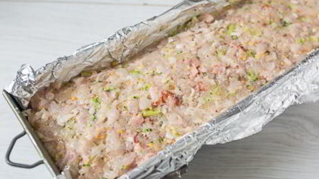 куриный террин со свиной вырезкой