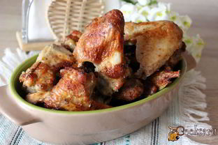 Куриные крылышки, запеченные в мультипечи