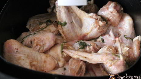 куриные крылышки, запеченные в мультипечи