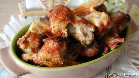 куриные крылышки, запеченные в мультипечи