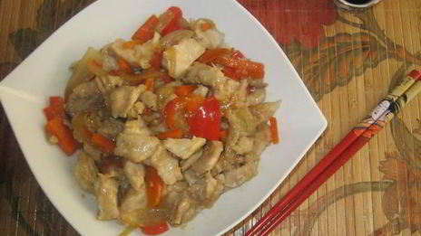 курица по-сычуаньски