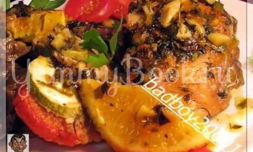 Рецепт курицы с апельсинами