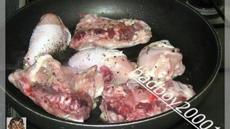 курица с апельсинами