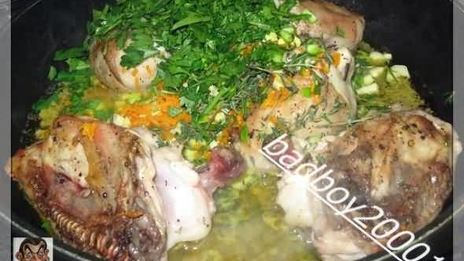 курица с апельсинами