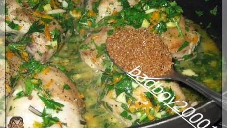 курица с апельсинами