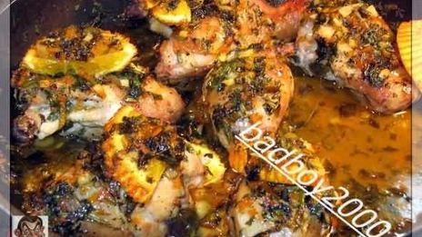 курица с апельсинами