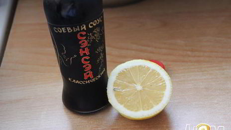 курица с грибами и лимоном