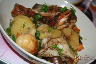 Курица с летними овощами в пакете для запекания