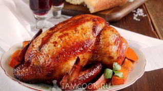 Курица в медово-соевом соусе