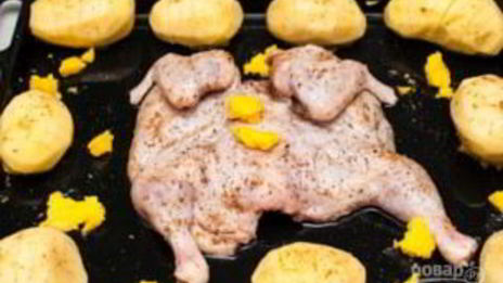 курица, запеченная с анисом