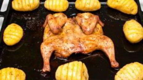 курица, запеченная с анисом