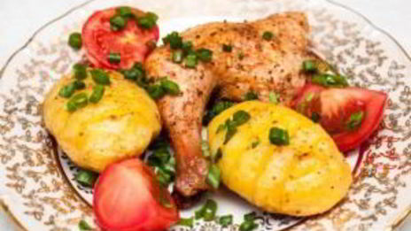 курица, запеченная с анисом