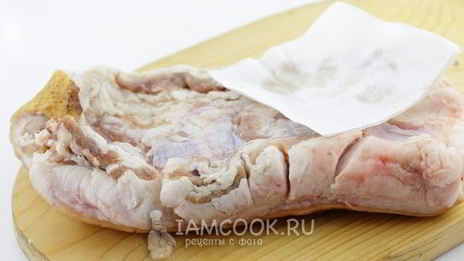 сало, запеченное в духовке в фольге