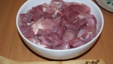 свинина под соусом