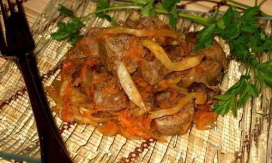 Рецепт телятины тушеной по-румынски с сельдереем