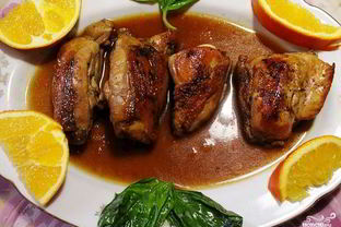 Утка в апельсиновом соусе