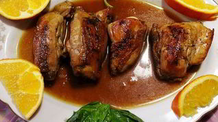 Утка в апельсиновом соусе