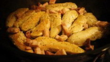 запеченная курица в сливочном соусе