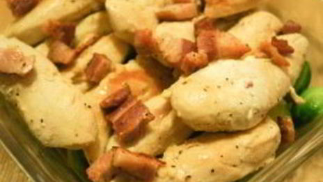 запеченная курица в сливочном соусе