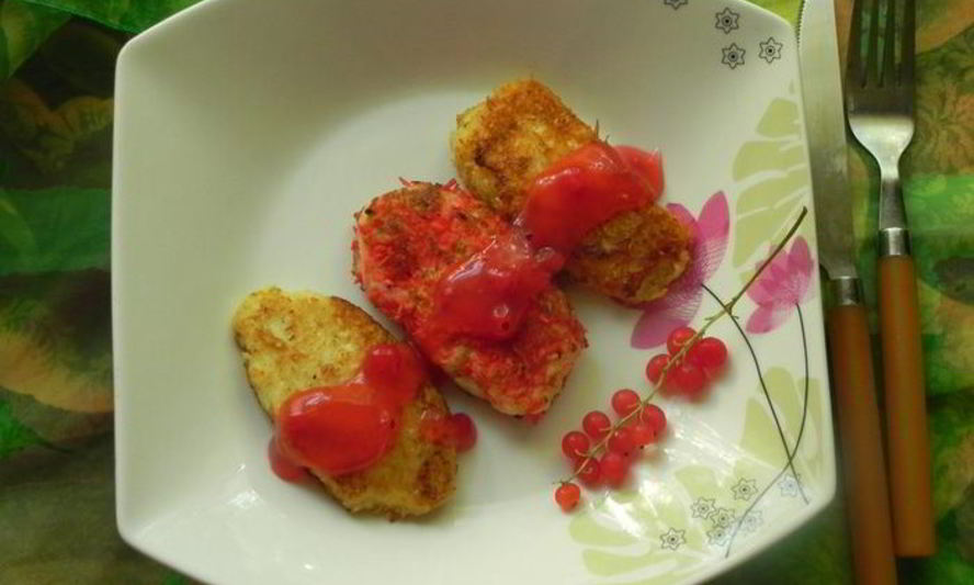 Рецепт ньокков из манки с соусом из смородины