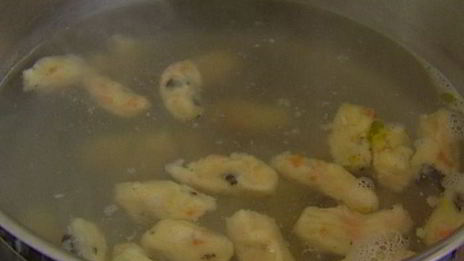 ньокки с морковью и оливками