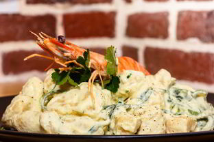 Ньокки с соусом из креветок