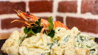 Ньокки с соусом из креветок