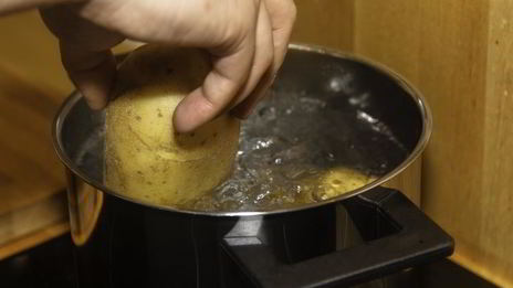 ньокки с соусом из креветок