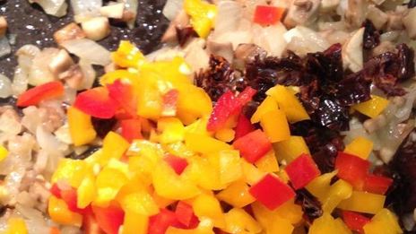 артишок запеченный, фаршированный грибами