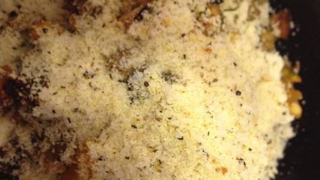 артишок запеченный, фаршированный грибами