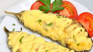 Баклажаны, фаршированные мясом