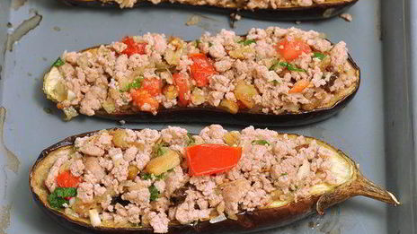 баклажаны, фаршированные мясом
