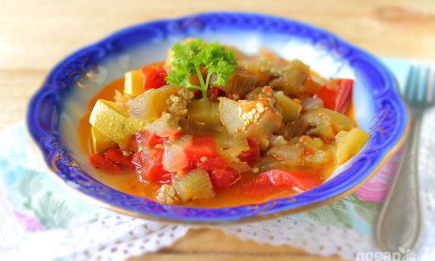 Рецепт баклажанов и кабачки в мультиварке